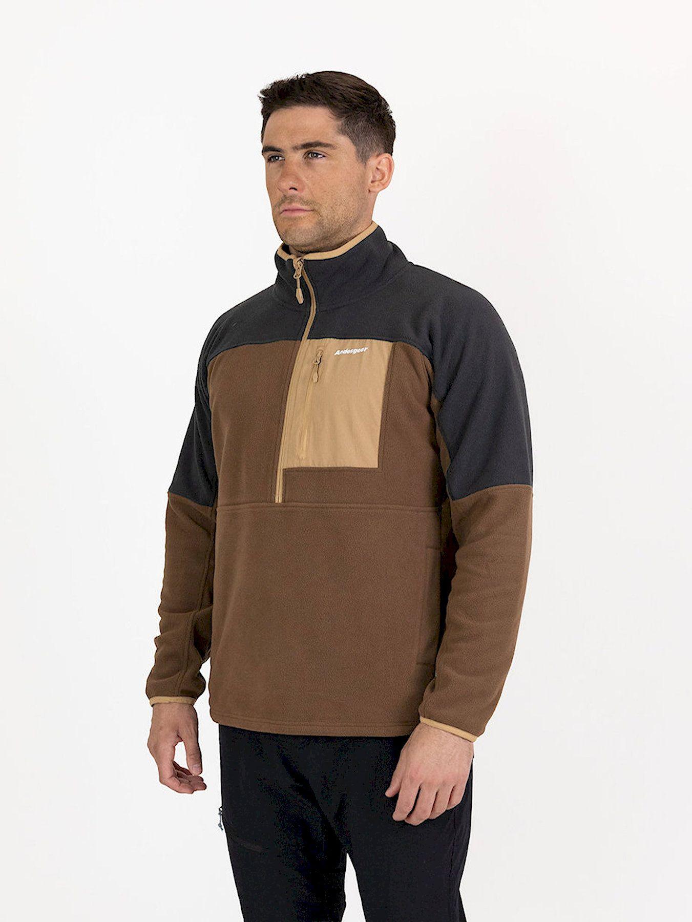 Polar Andesgear Hombre New Maihue 1/2 Café-1