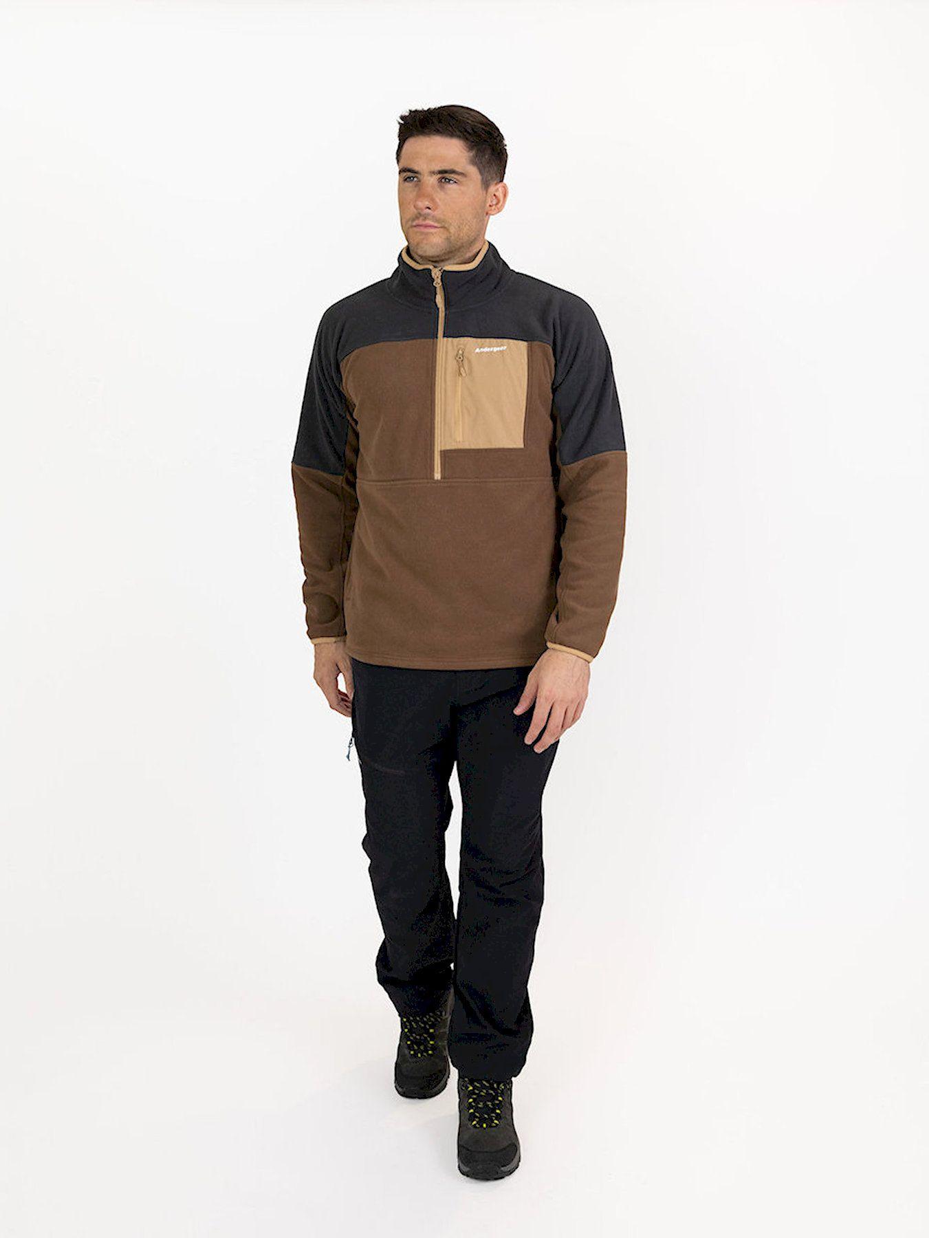 Polar Andesgear Hombre New Maihue 1/2 Café-3