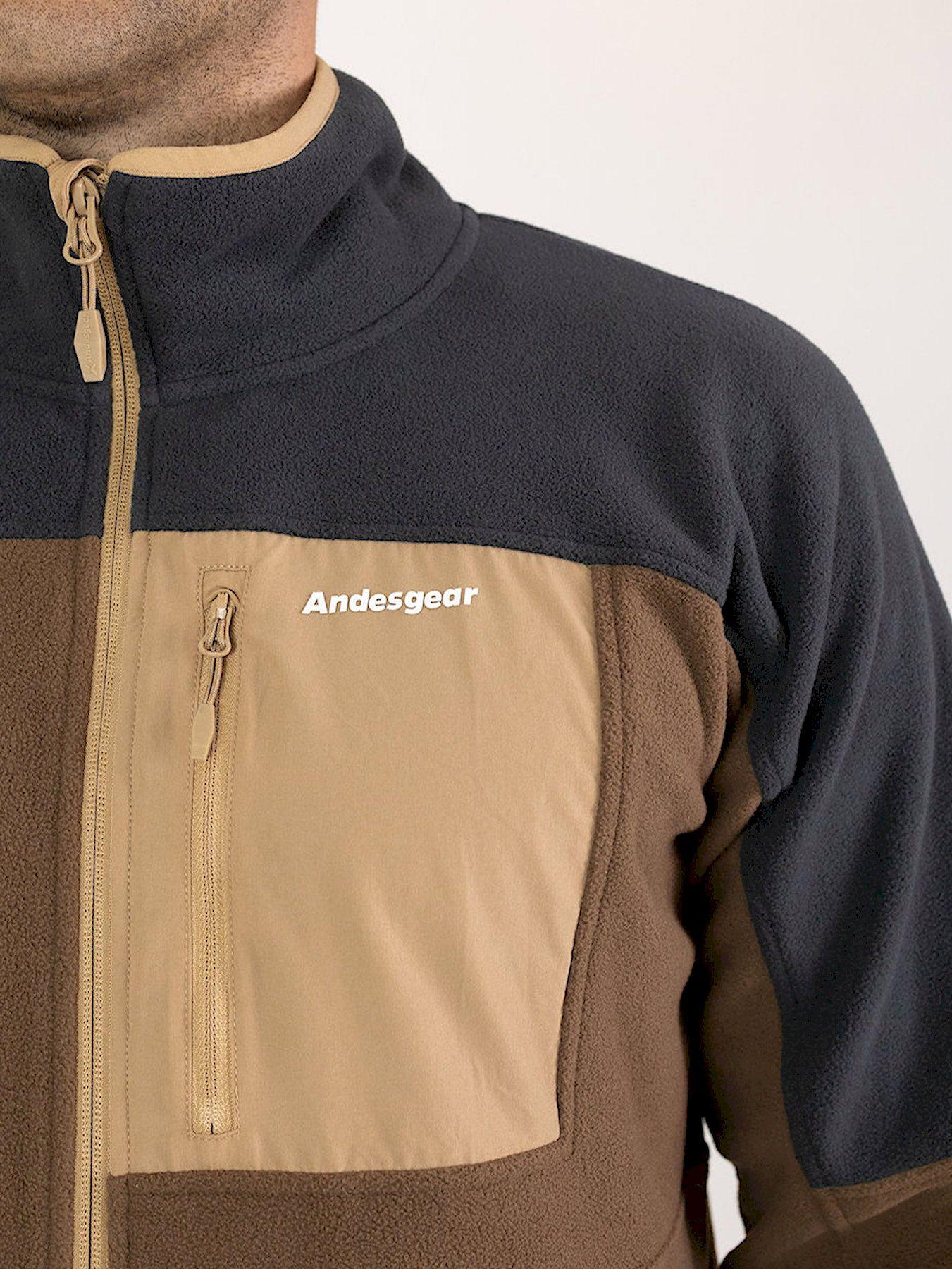 Polar Andesgear Hombre New Maihue 1/2 Café-4