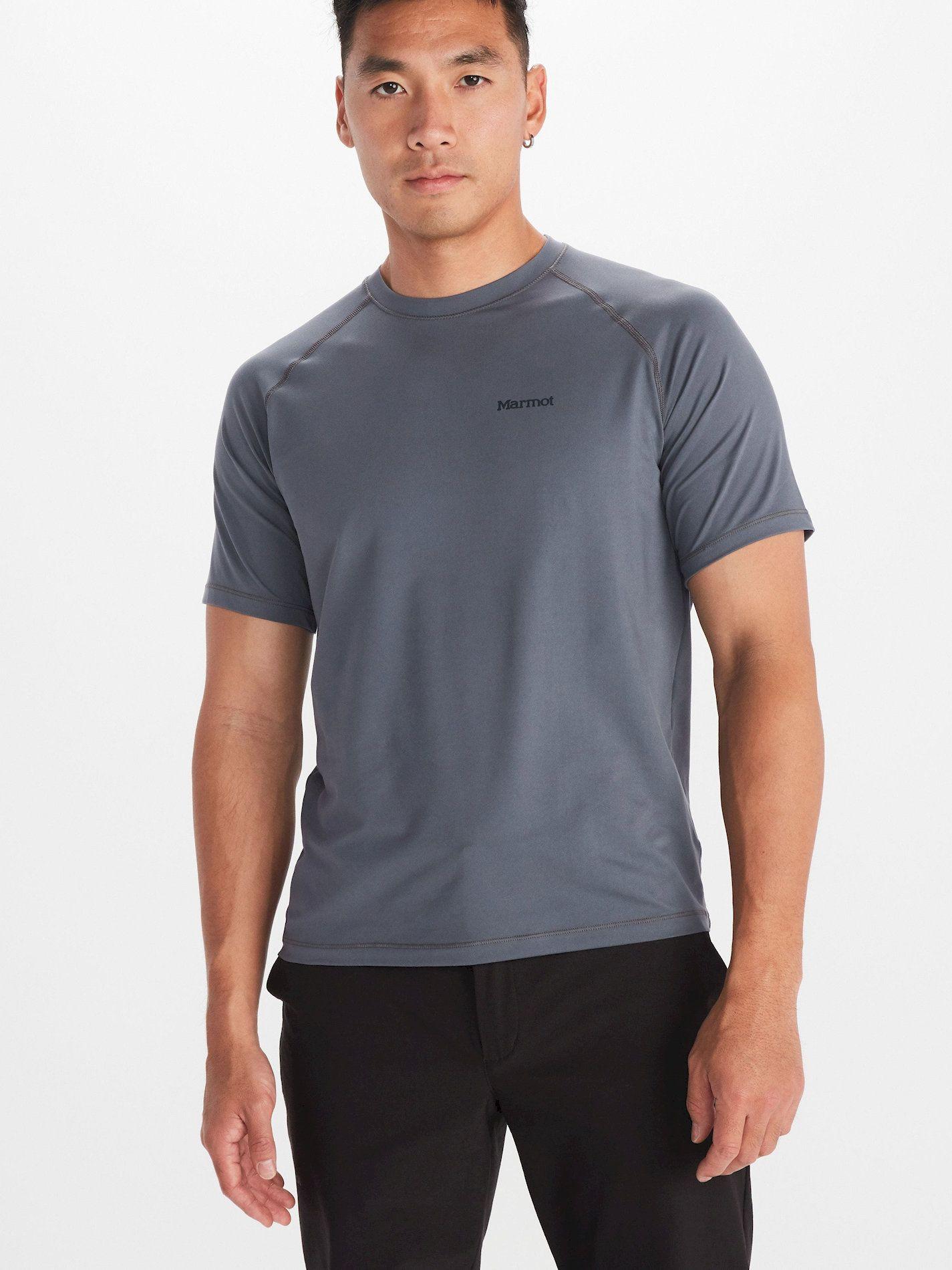 Polera Marmot Hombre Windridge Gris-0