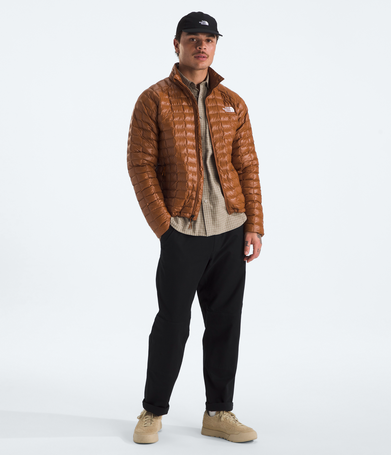 Chaqueta Thermoball Jacket Hombre Café-4