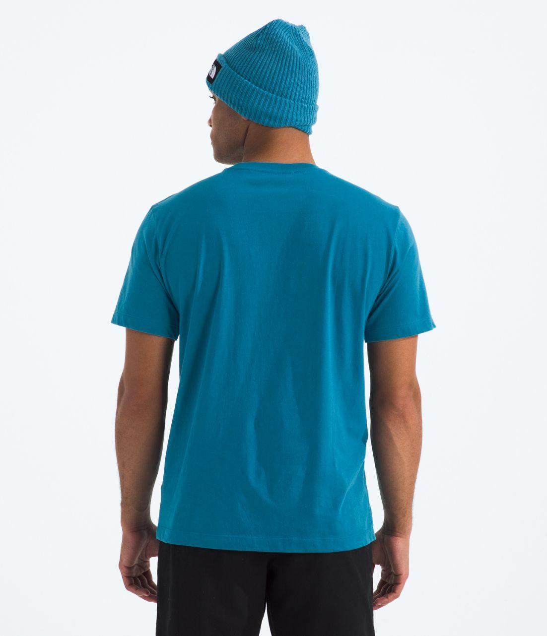 Polera Evo Emb Short Sleeve Tee Hombre Turquesa.-1