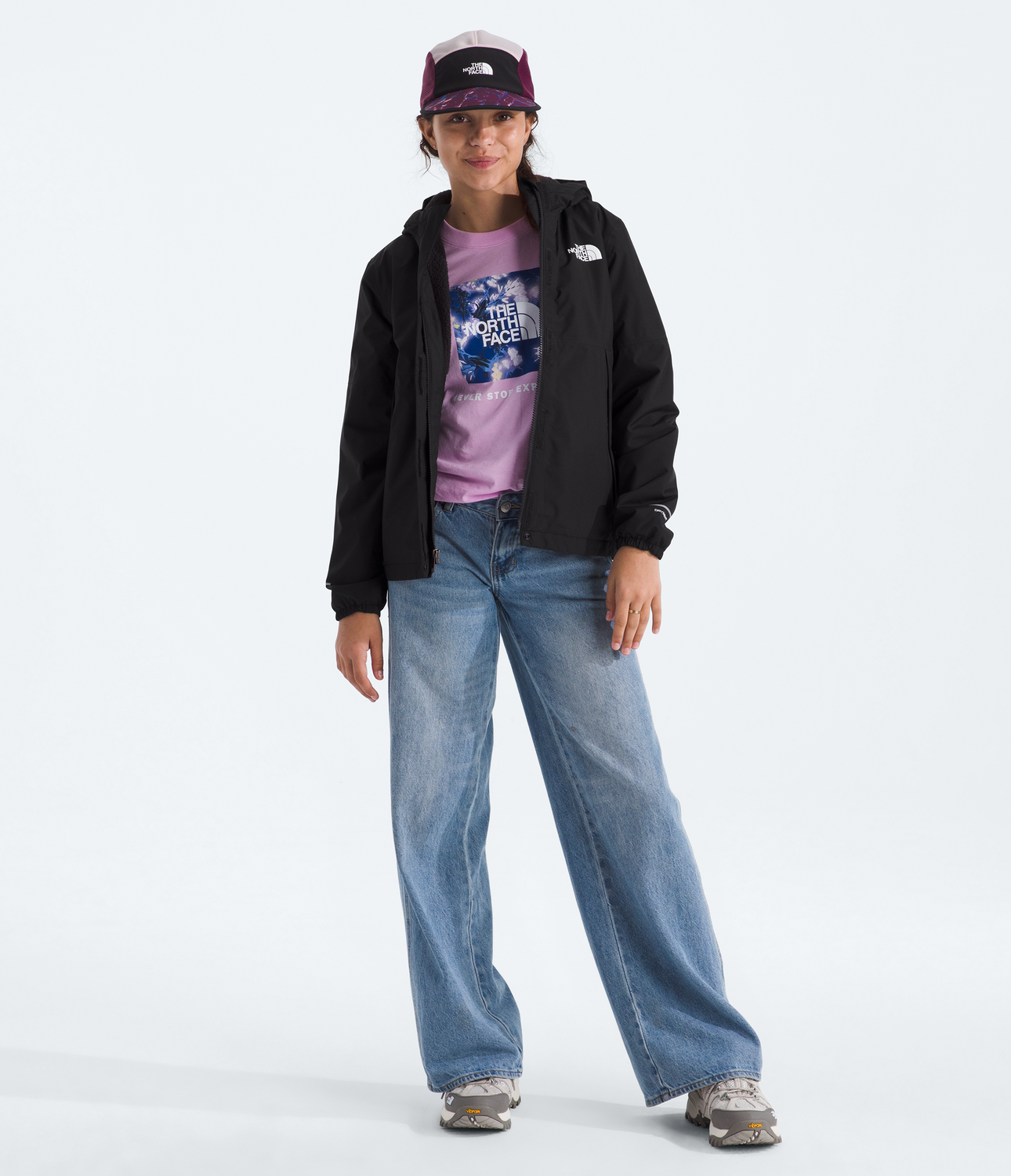 Chaqueta Impermeable Warm Antora Niña Negro-2