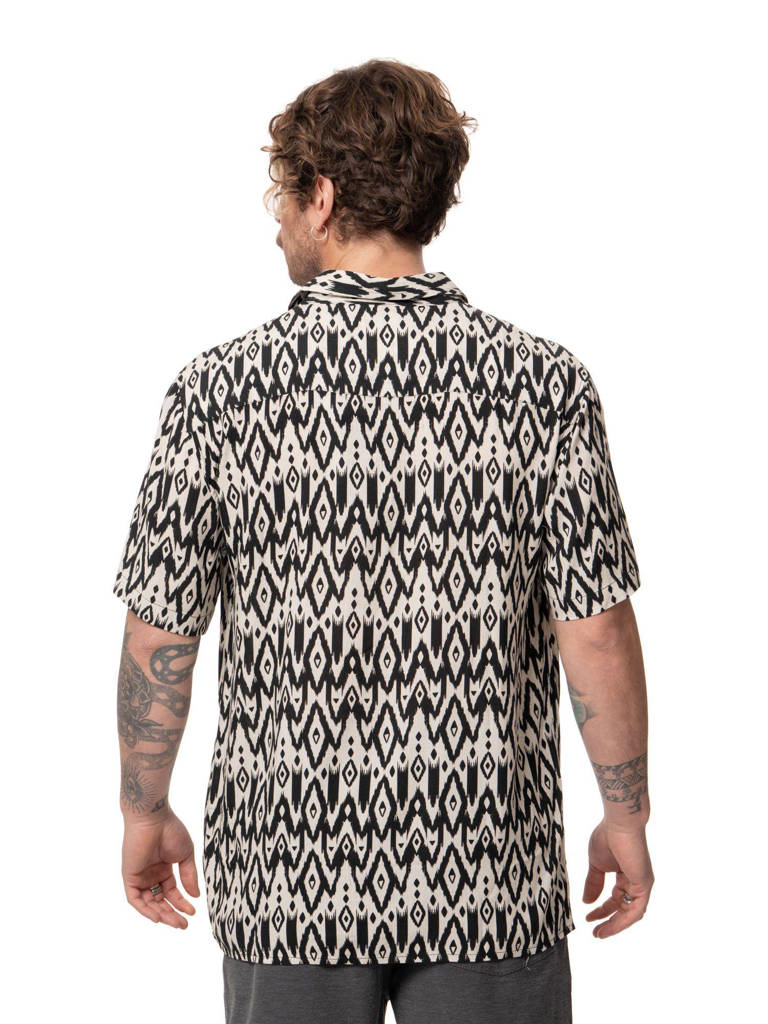 Camisa Stoked Hombre Hooks Gris-2
