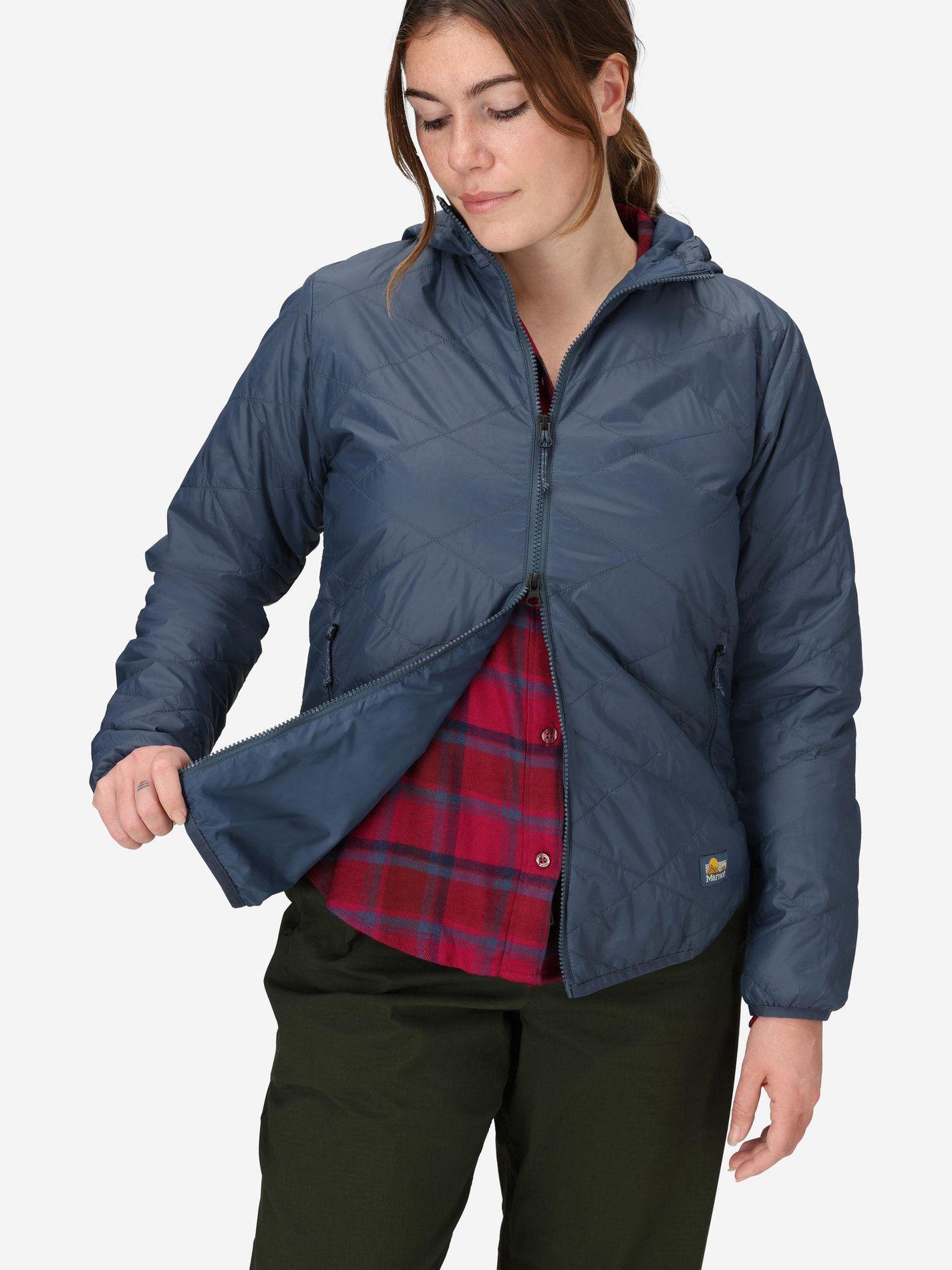 Chaqueta Marmot Mujer Onward Insulated Azul-4