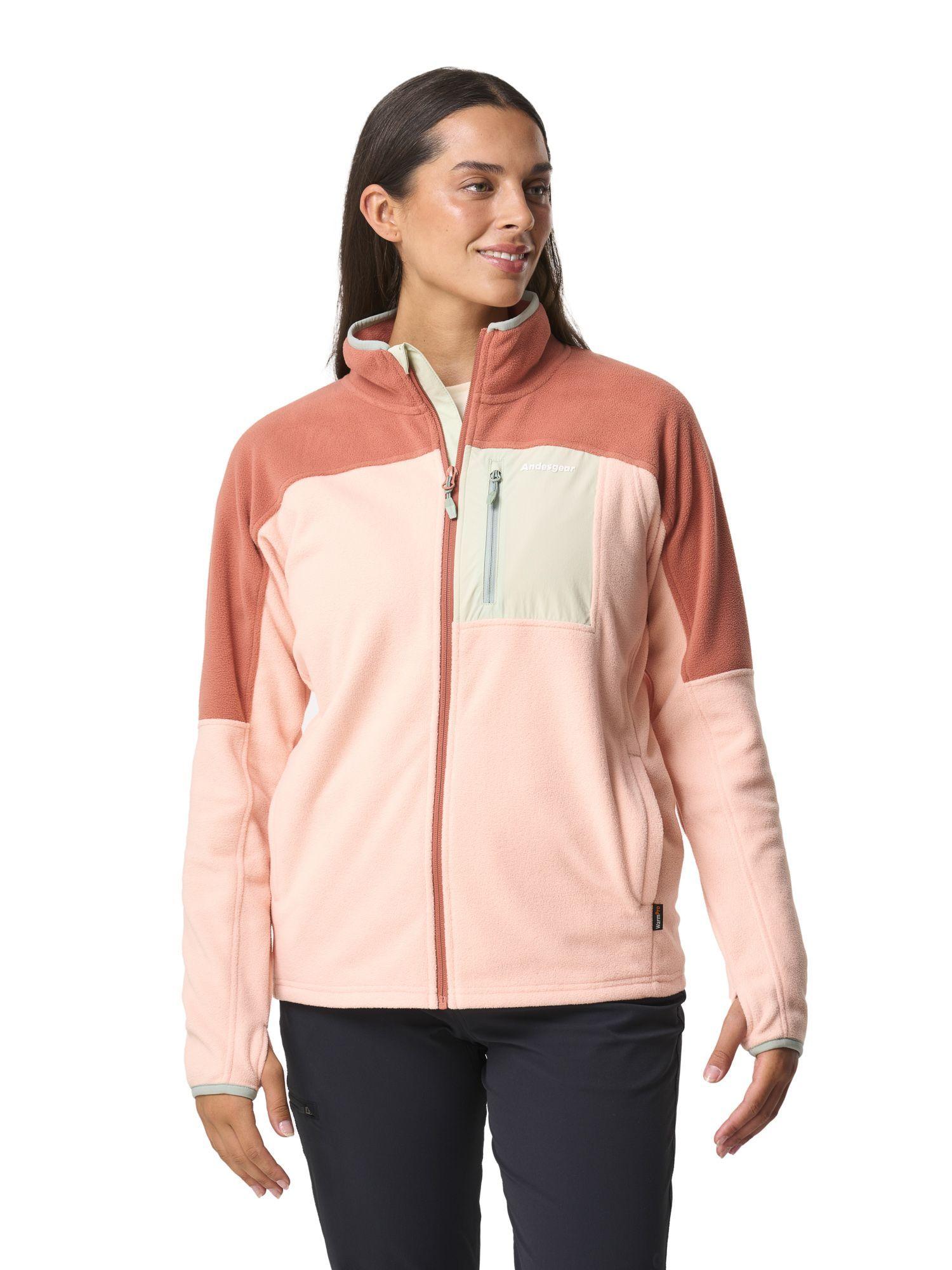 Polar Andesgear Mujer New Maihue Fullzip - Rosado-0
