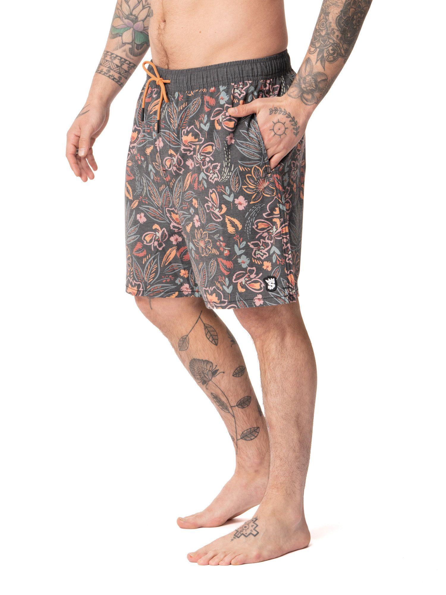 Traje De Baño Stoked Hombre Duna Negro-1
