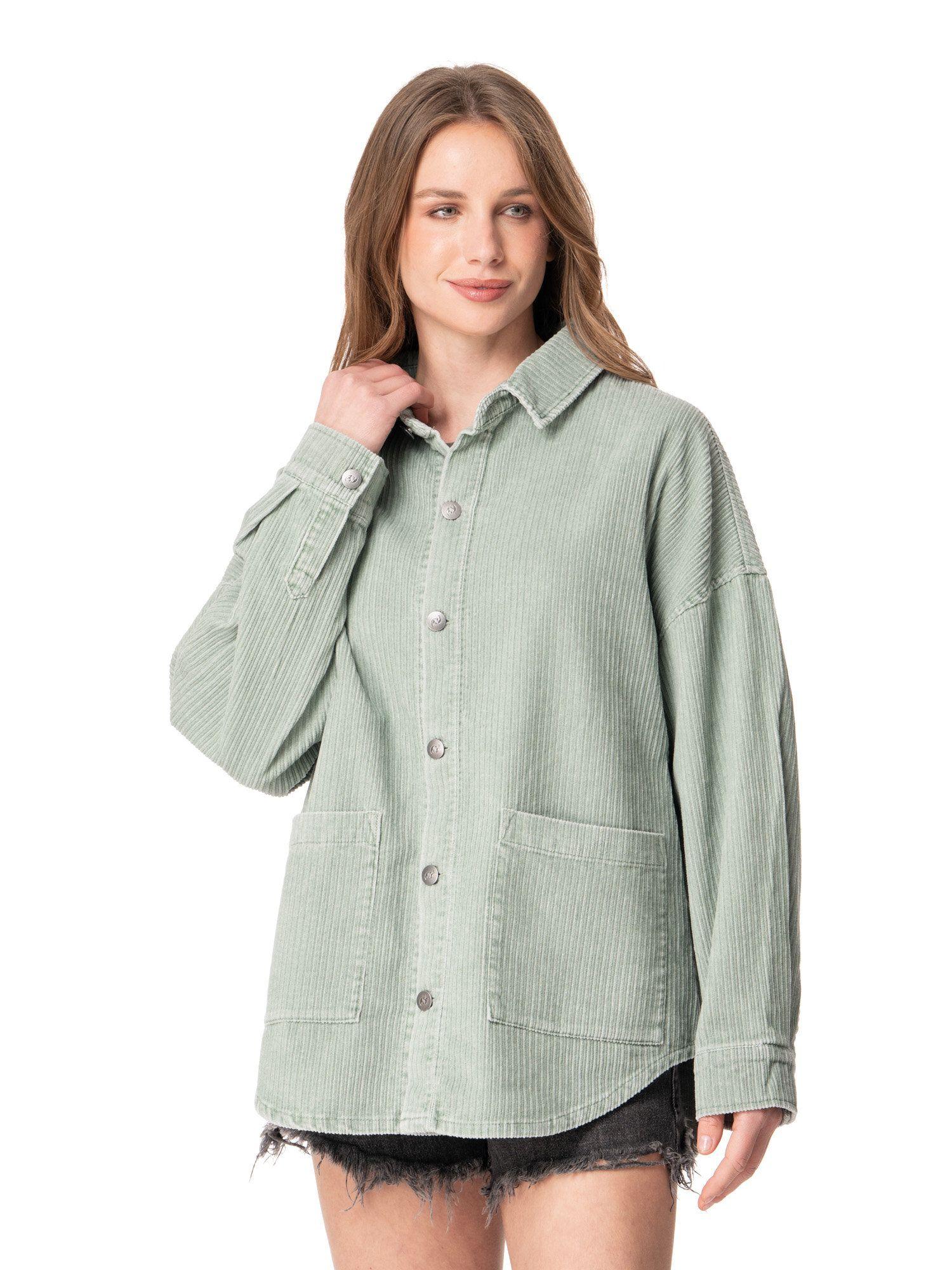 Chaqueta Stoked Mujer Guz Verde claro-0