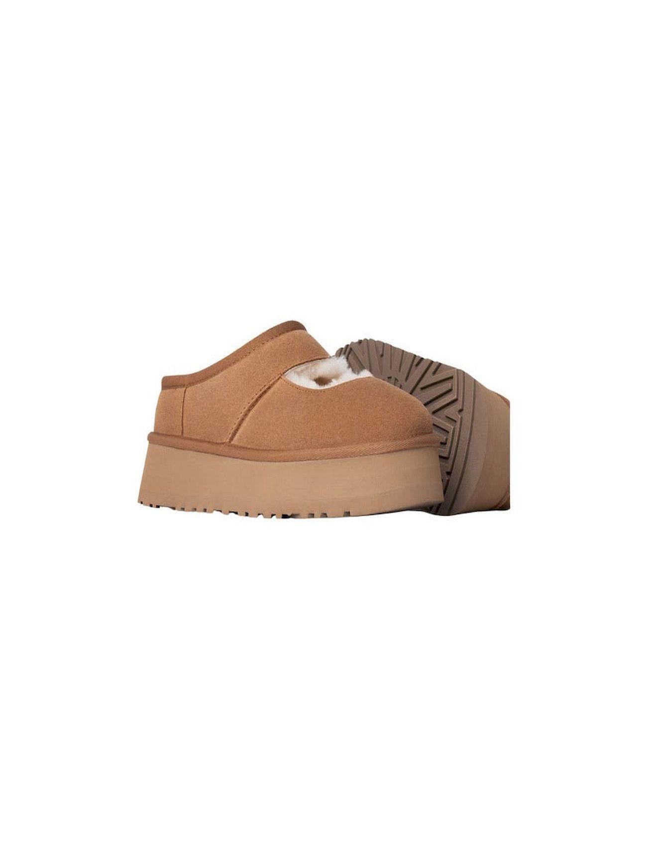 Pantuflas Ugg Mujer W Bea Mary Jane Café-2