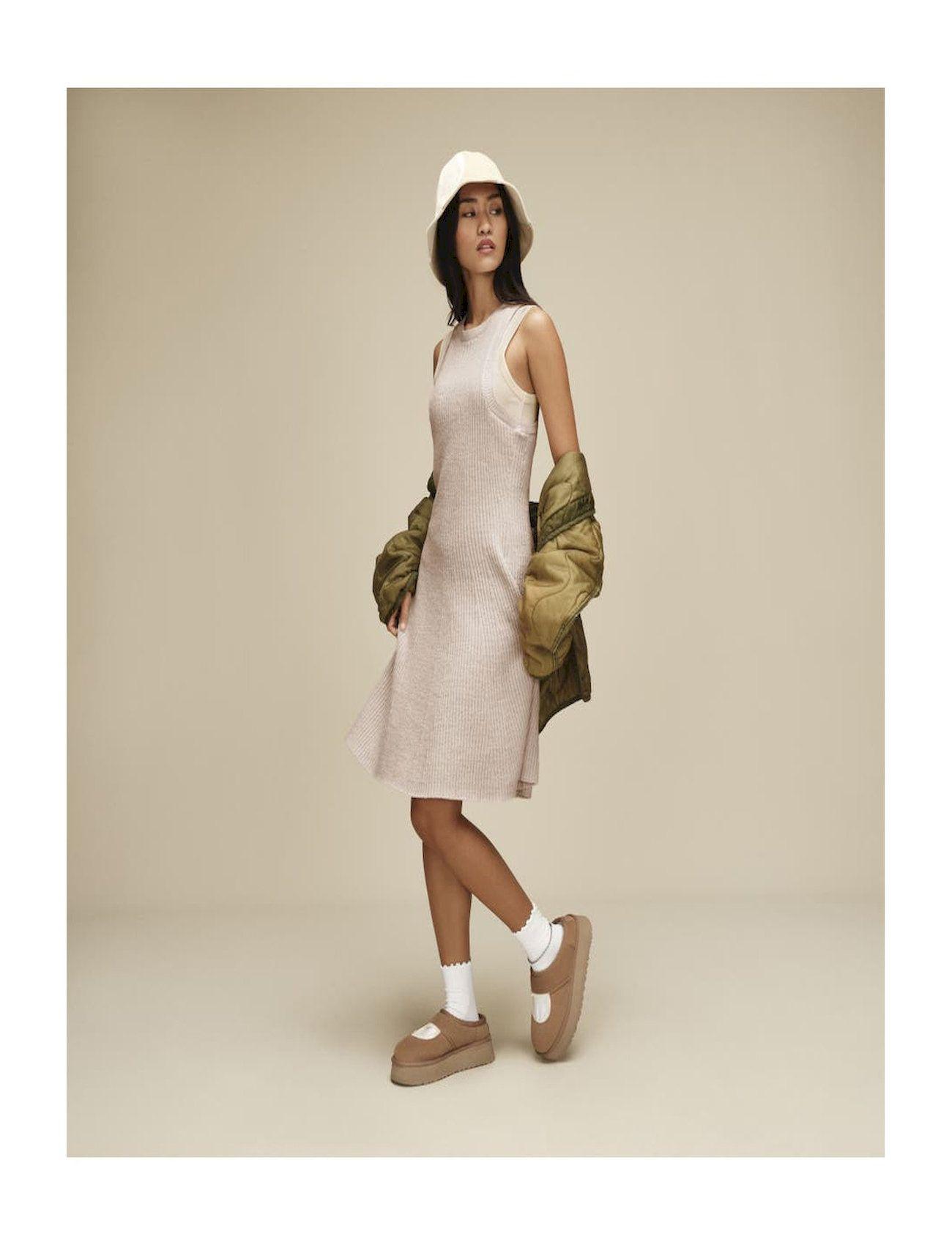 Pantuflas Ugg Mujer W Bea Mary Jane Café-7