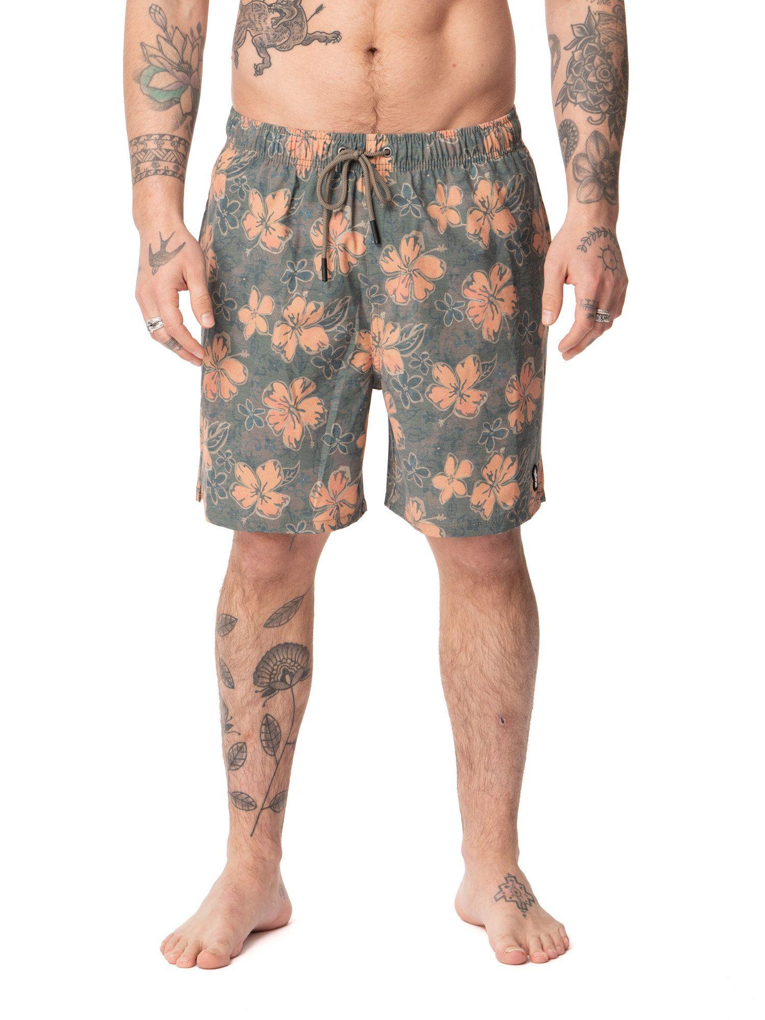 Traje De Baño Stoked Hombre Duna Verde-0