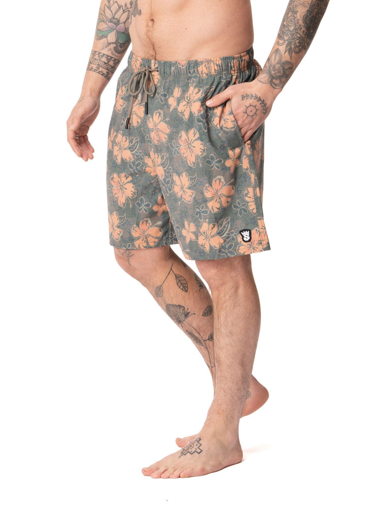 Traje De Baño Stoked Hombre Duna Verde-1