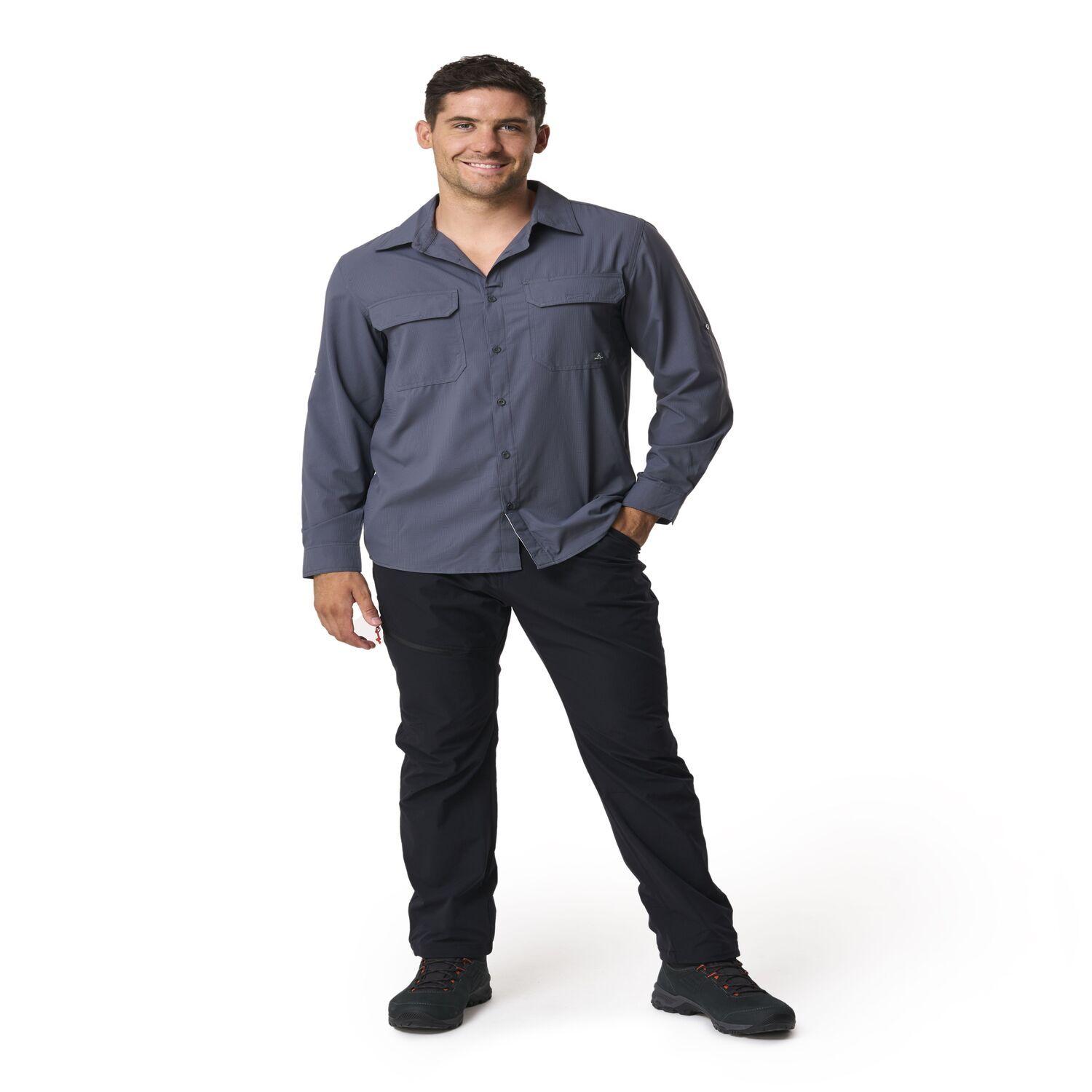 Camisa Andesgear Hombre Rupanco Ls Gris-2
