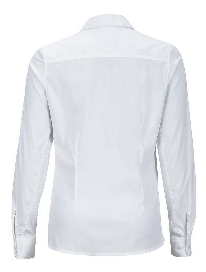 Blusa Marmot Mujer Annika Ls Blanco-1