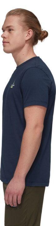 Polera Mammut Hombre Core Snow Azul-1