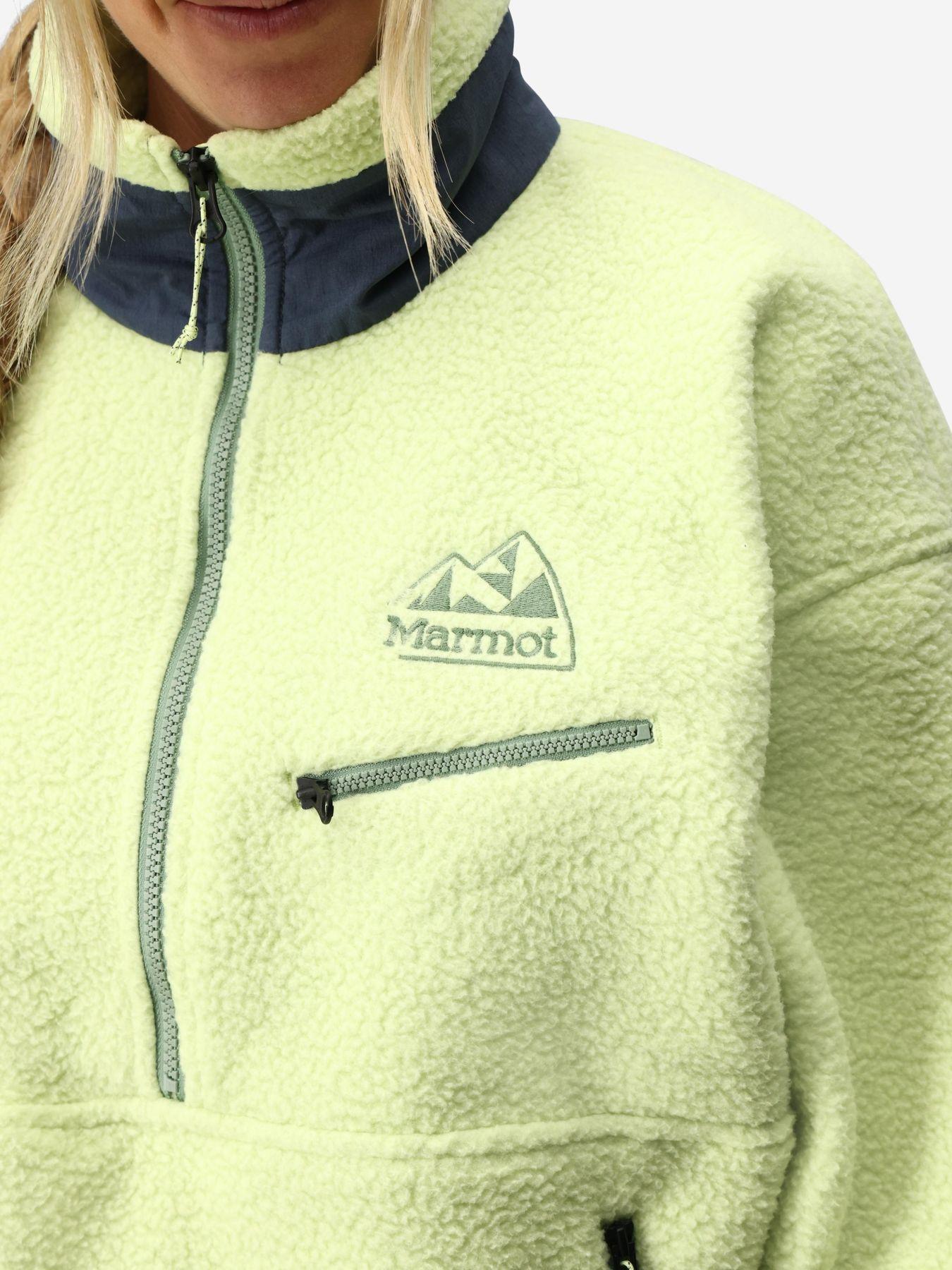 Polar Marmot Mujer 94 Eco Recycled Fleece Verde-3