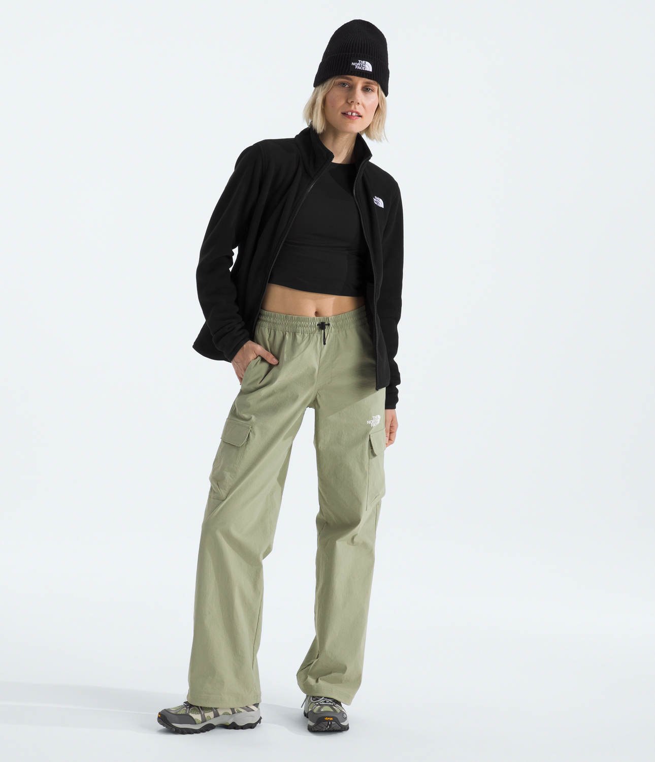 Chaqueta Glacier Fleece Jacket Mujer Negro-2