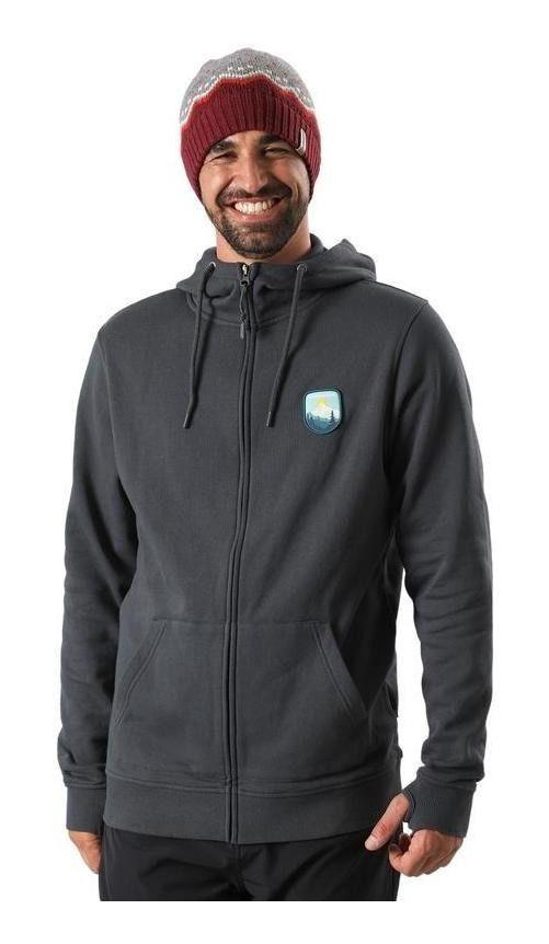 Poleron Andesgear Hombre Panitao Steel Gris-0