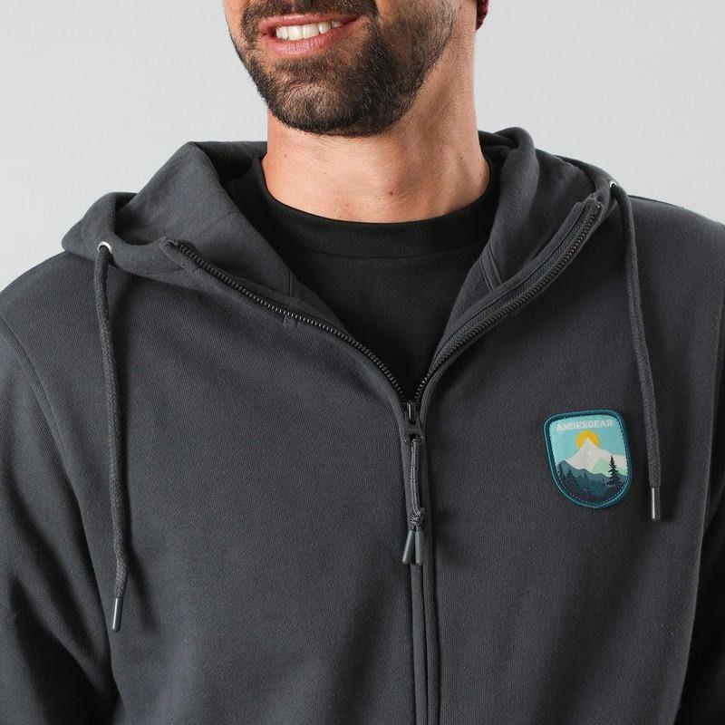 Poleron Andesgear Hombre Panitao Steel Gris-2