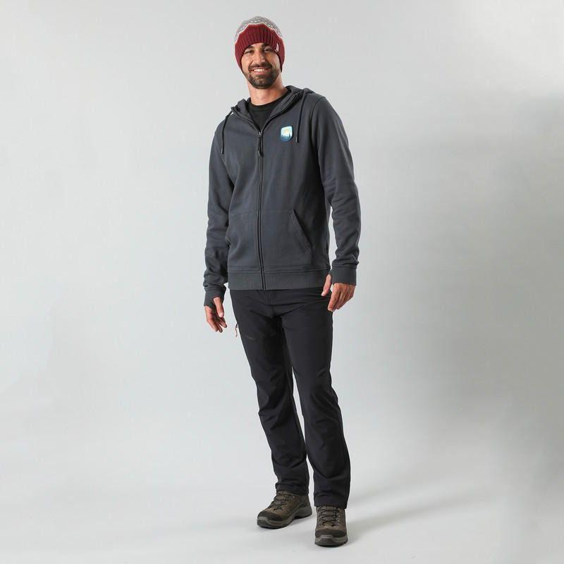 Poleron Andesgear Hombre Panitao Steel Gris-4