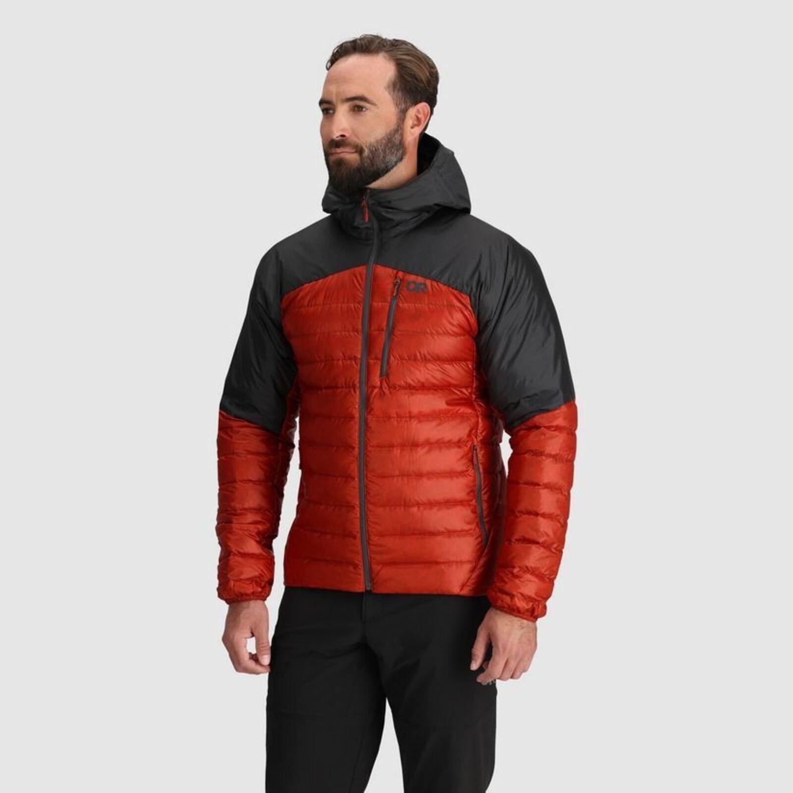 Chaqueta Outdoor Research Hombre Helium Down Rojo-0