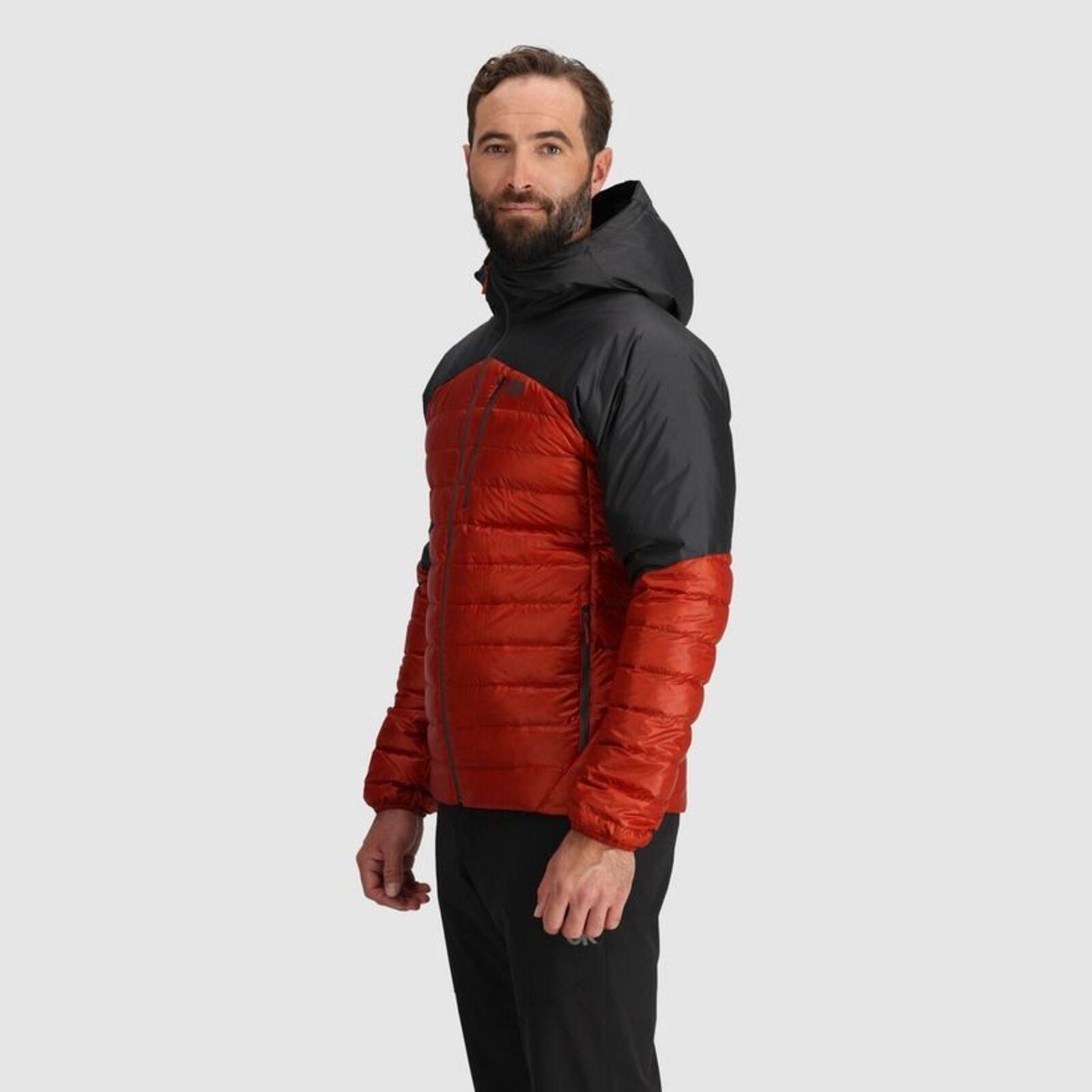 Chaqueta Outdoor Research Hombre Helium Down Rojo-2