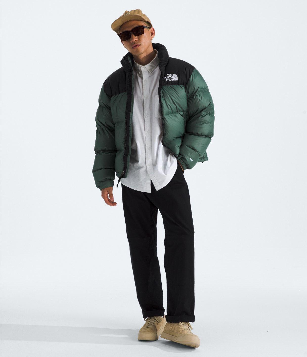 Chaqueta TNF Hombre De Pluma 1996 Retro Nuptse Verde-3