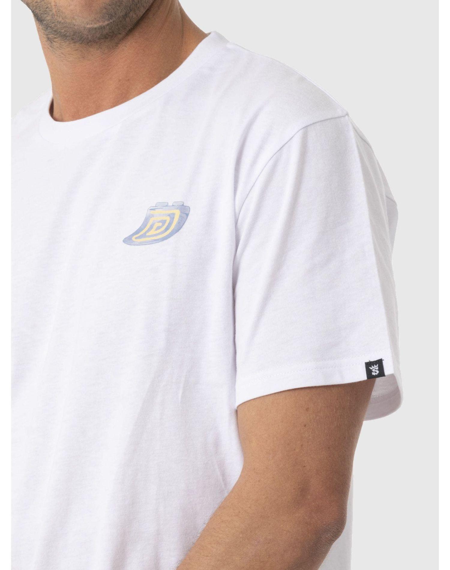 Polera Stoked Hombre Quilla Reciclada Blanco-3