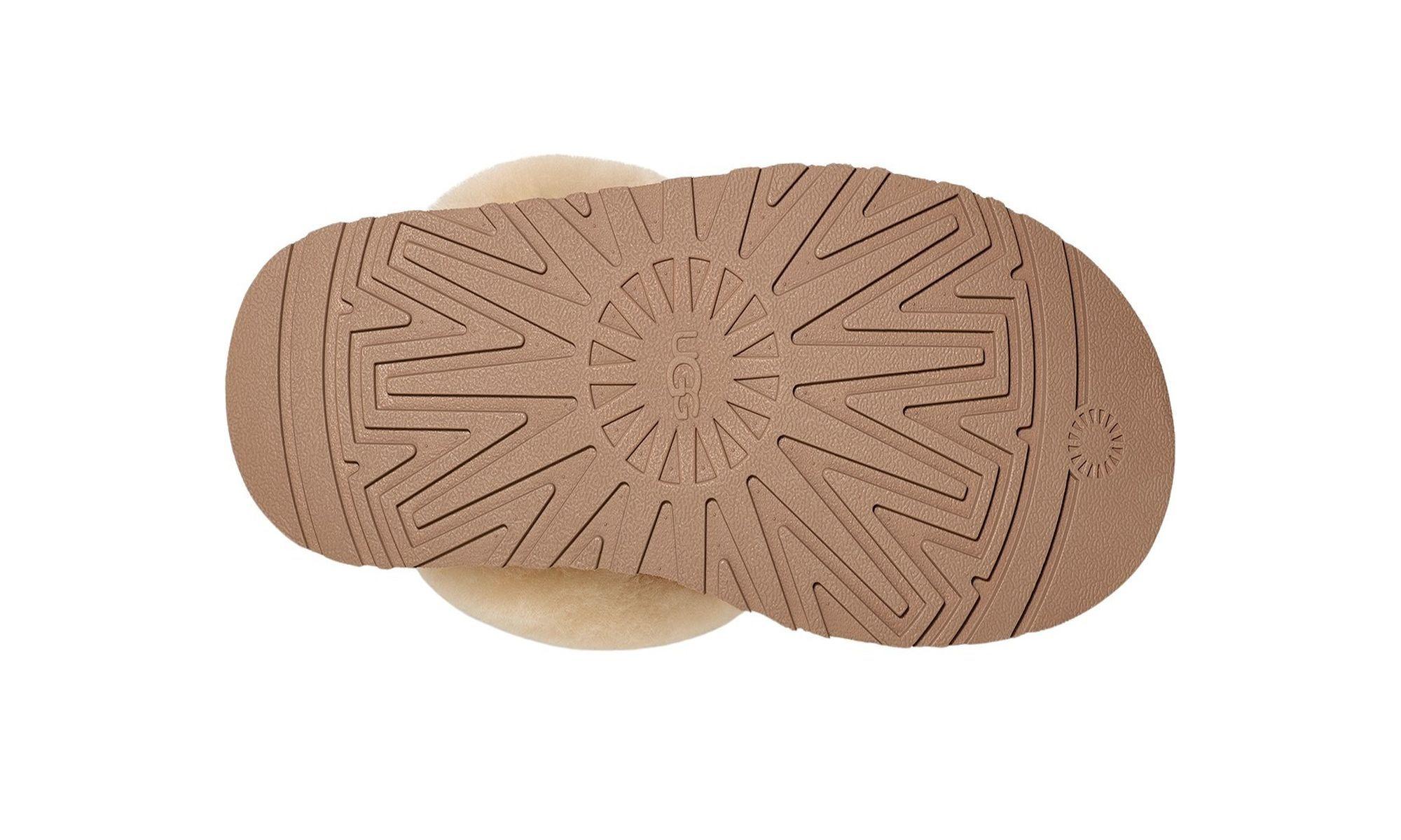Pantufla UGG Mujer Disquette Beige-5