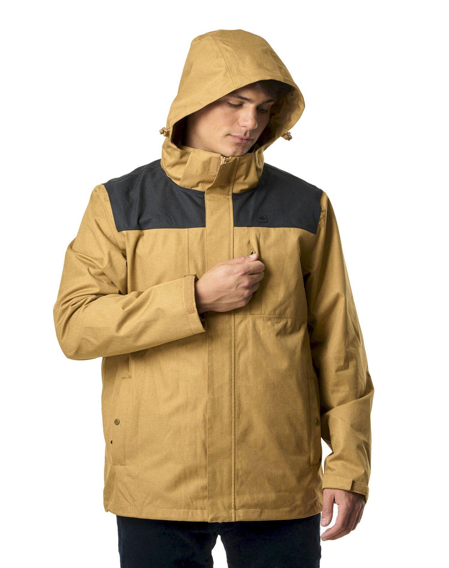 Chaqueta Kivul Hombre Siklos Reciclada Cafe Claro.-2