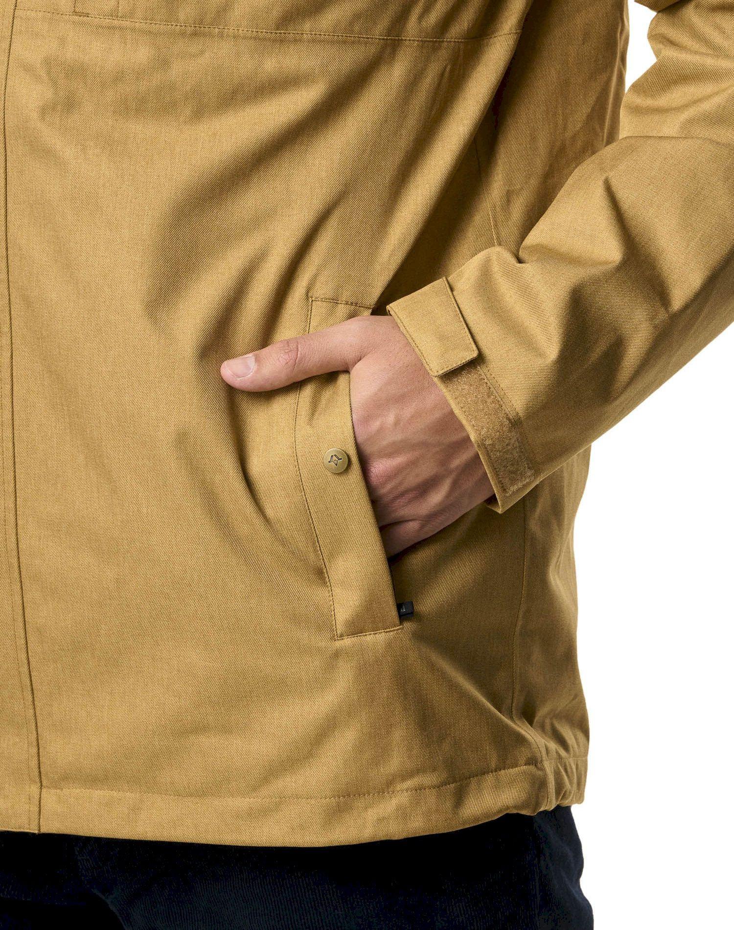 Chaqueta Kivul Hombre Siklos Reciclada Cafe Claro.-4
