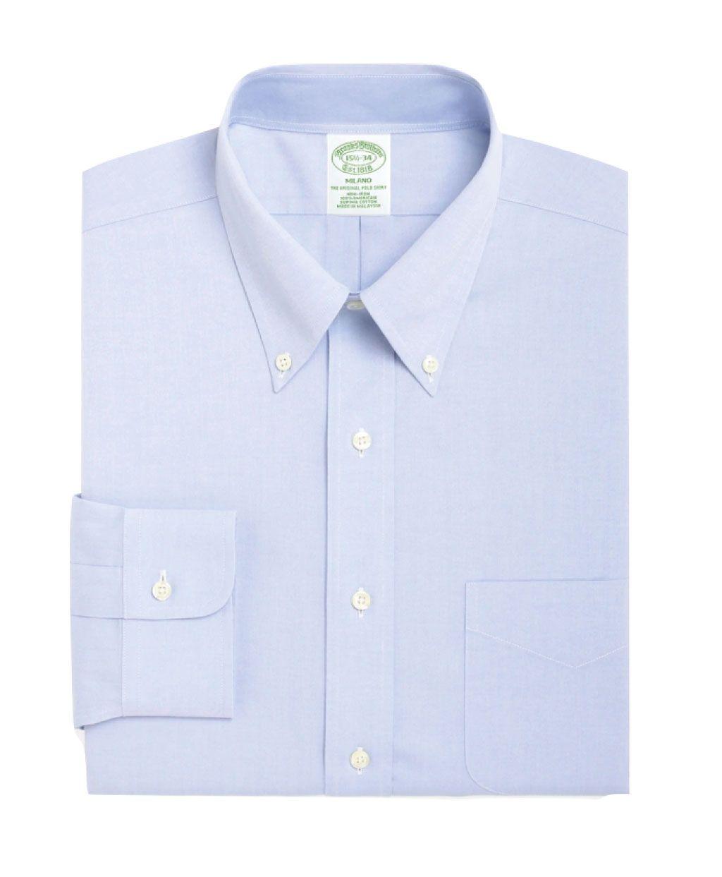 Camisas Milano Fit Non-Iron PBD Celeste-3