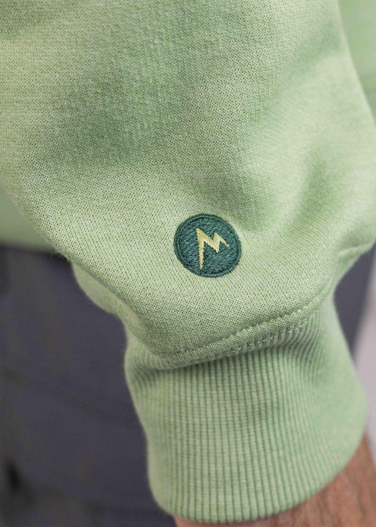 Polerón Marmot Hombre Mini Logo Crew Verde-4