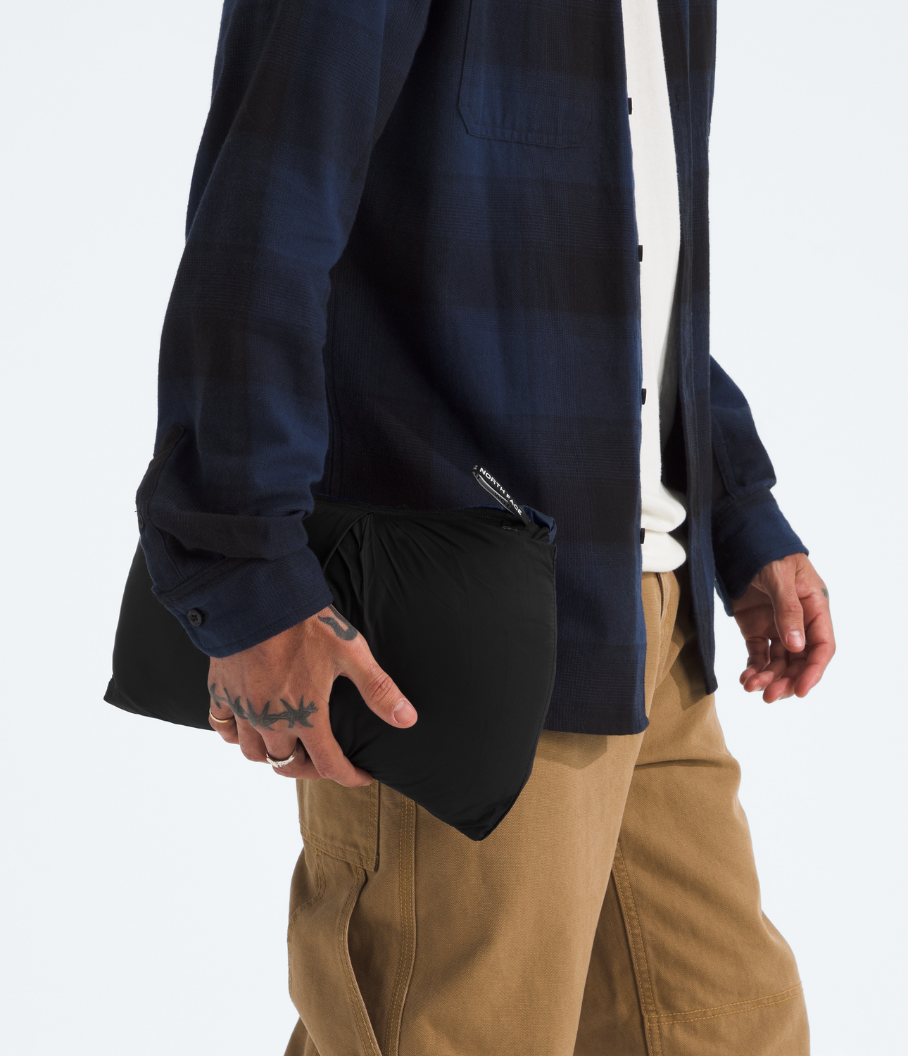 Chaqueta De Pluma 1996 Retro Nuptse Vest Hombre Azul Marino-5