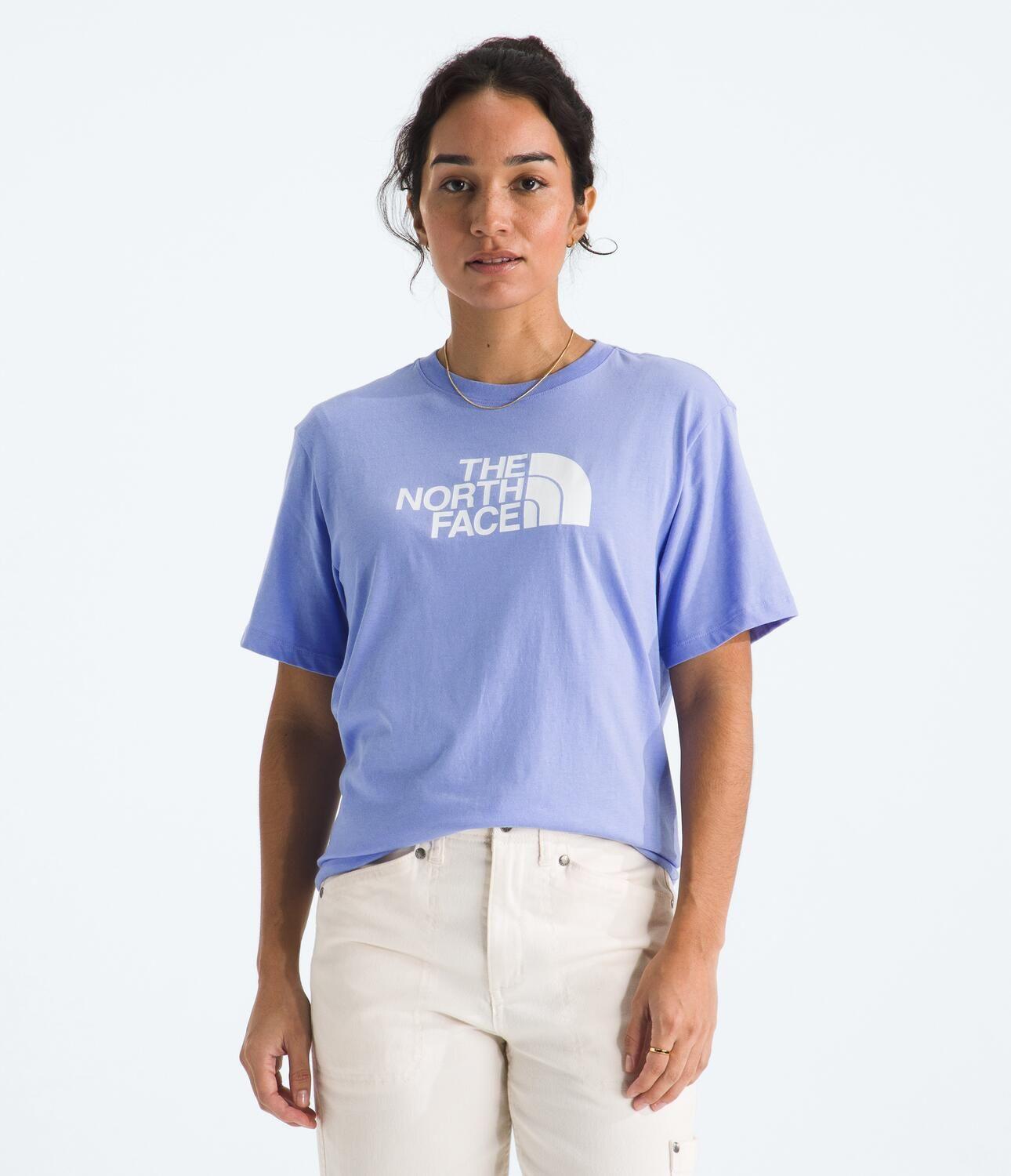 Polera S/S Core Half Dome Tee Mujer Celeste-0