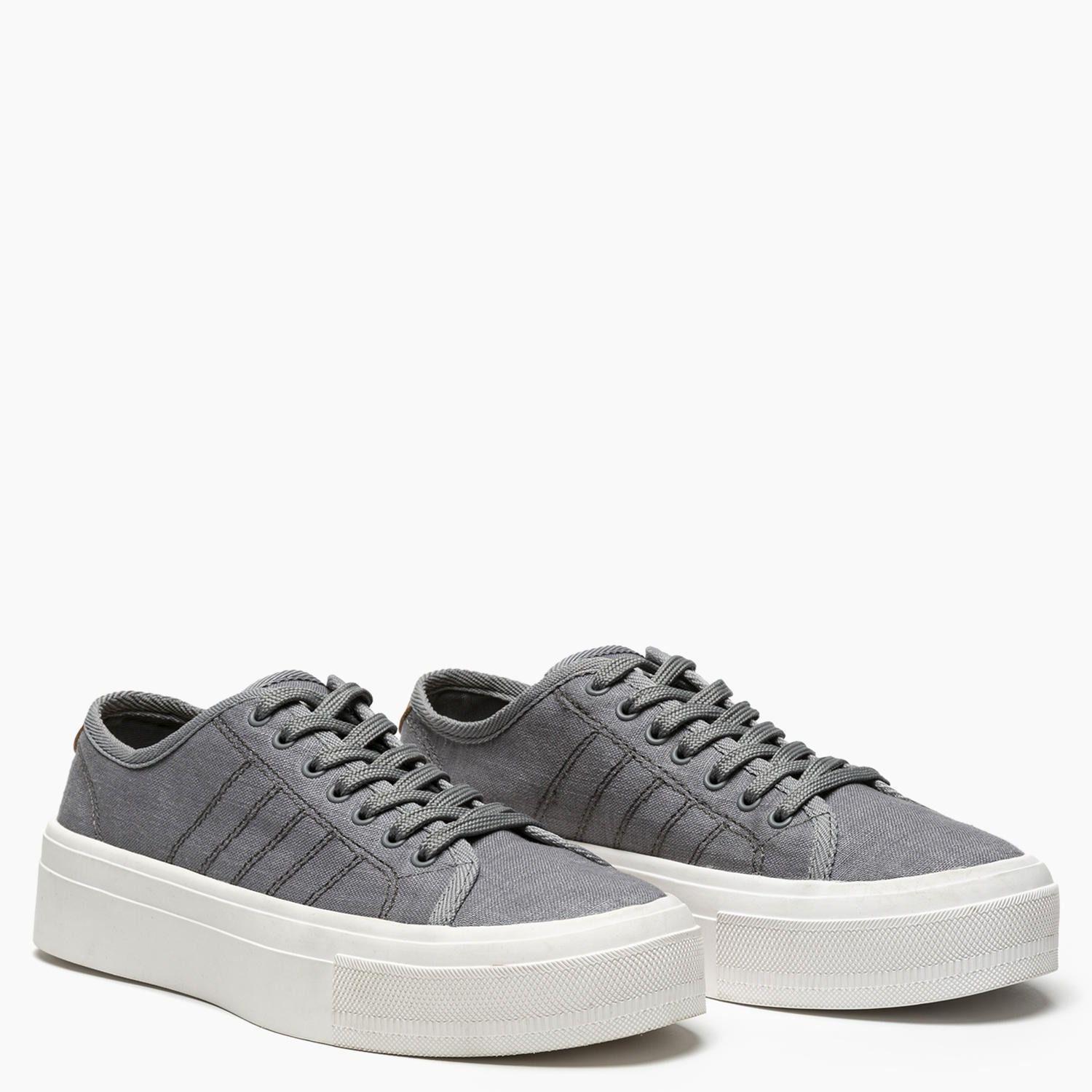 Zapatilla Kivül Mujer Kadar Platform Gris-0