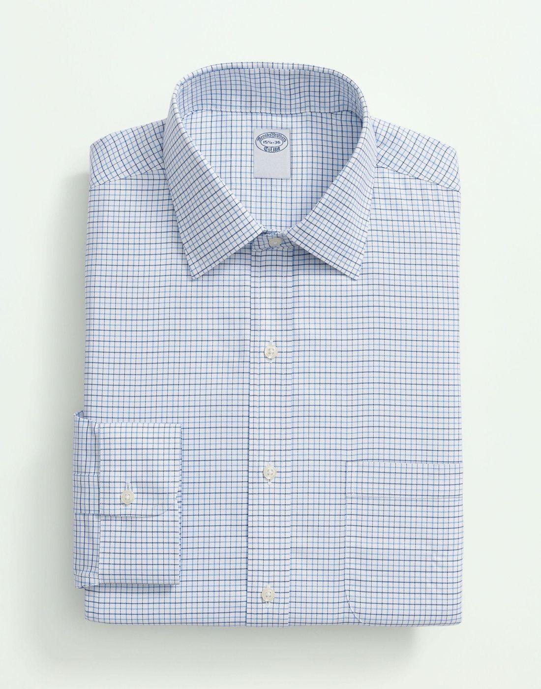 Camisa Brooks Brothers Hombre Ds Perf Ni Ain Regular Azul-2