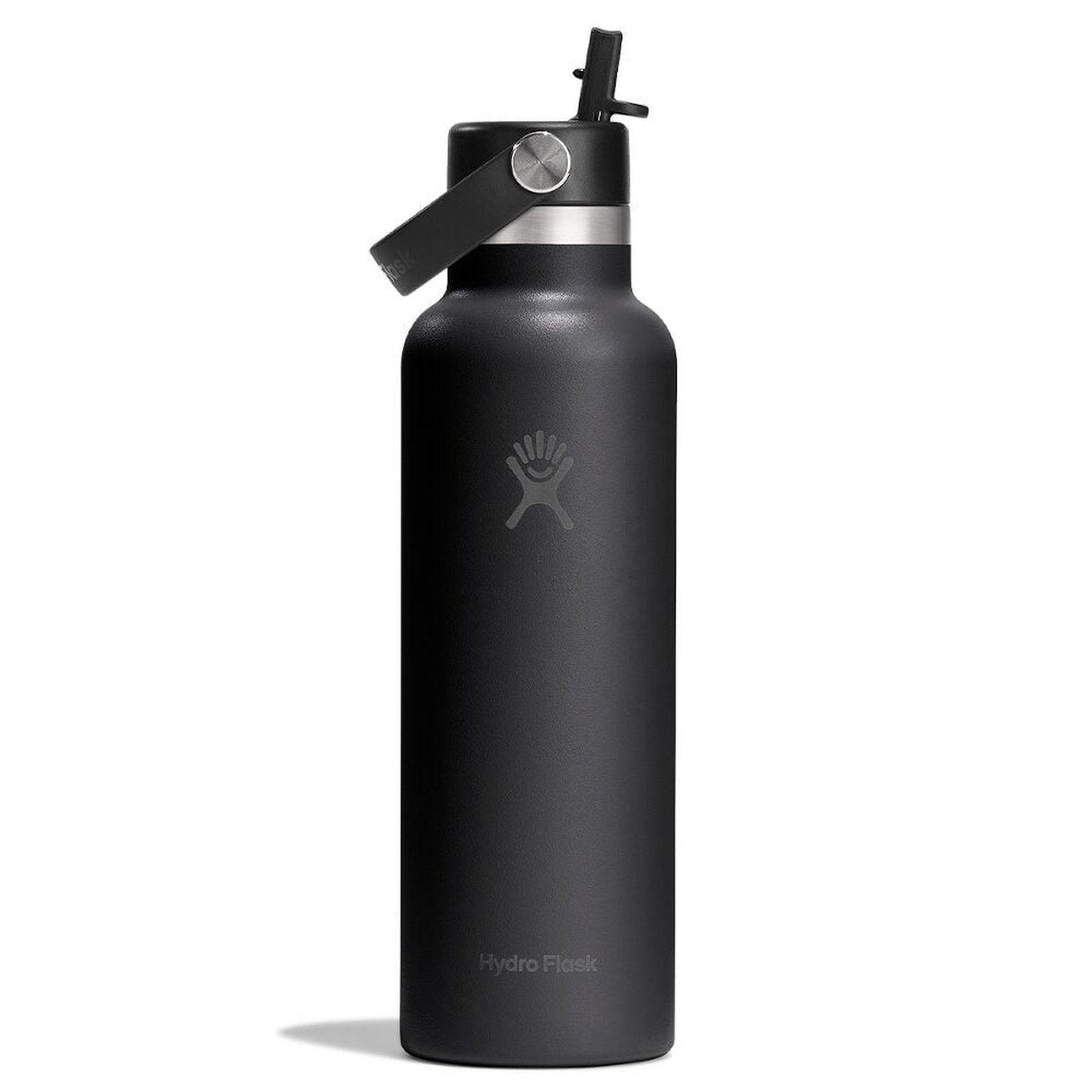 Botella Hydroflask Boca Standard Y Bombilla 621Ml Negro-0