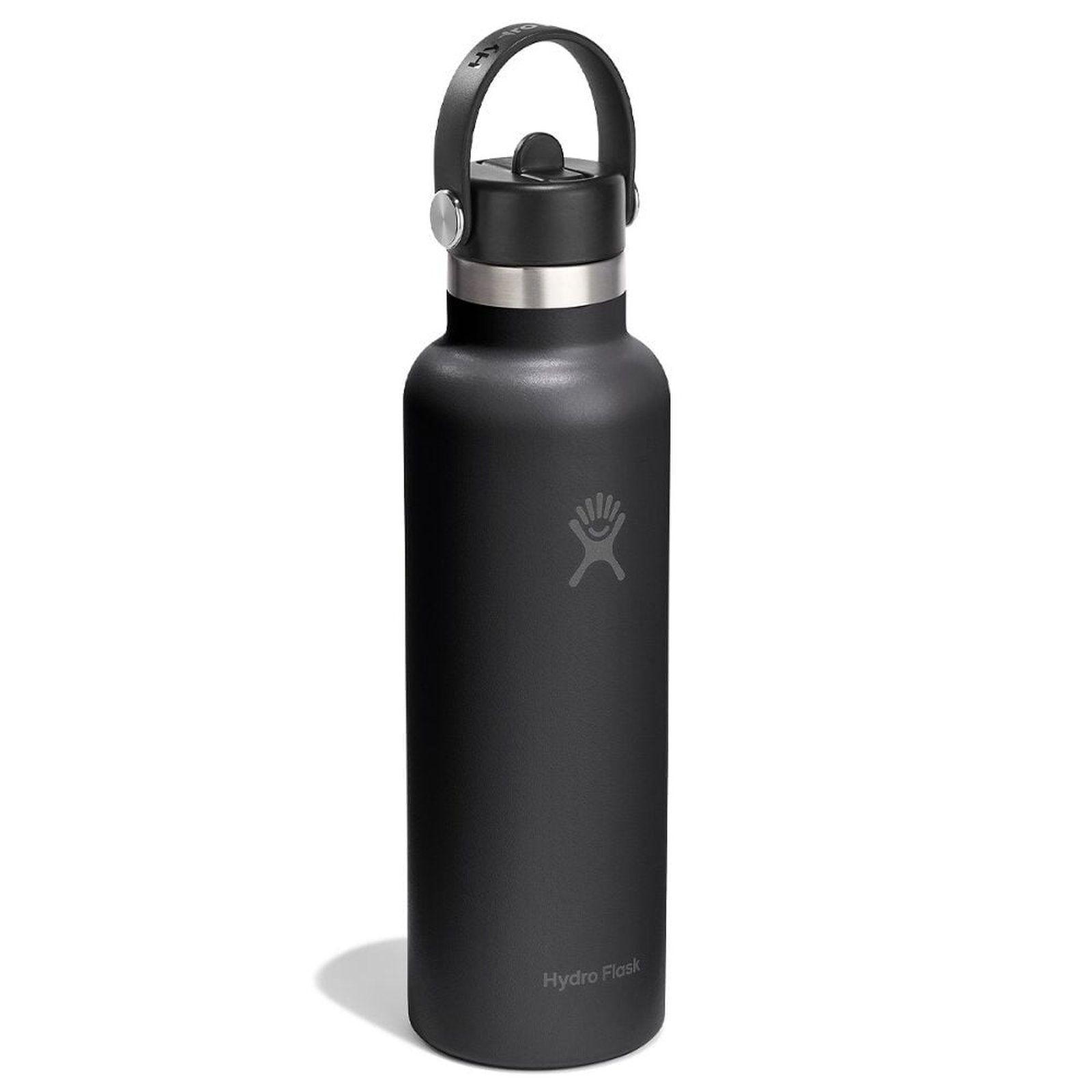 Botella Hydroflask Boca Standard Y Bombilla 621Ml Negro-1