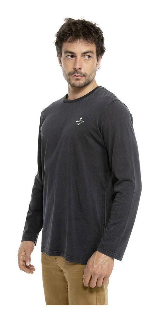 Polera Kivül Hombre Kinla Ml Negro-1