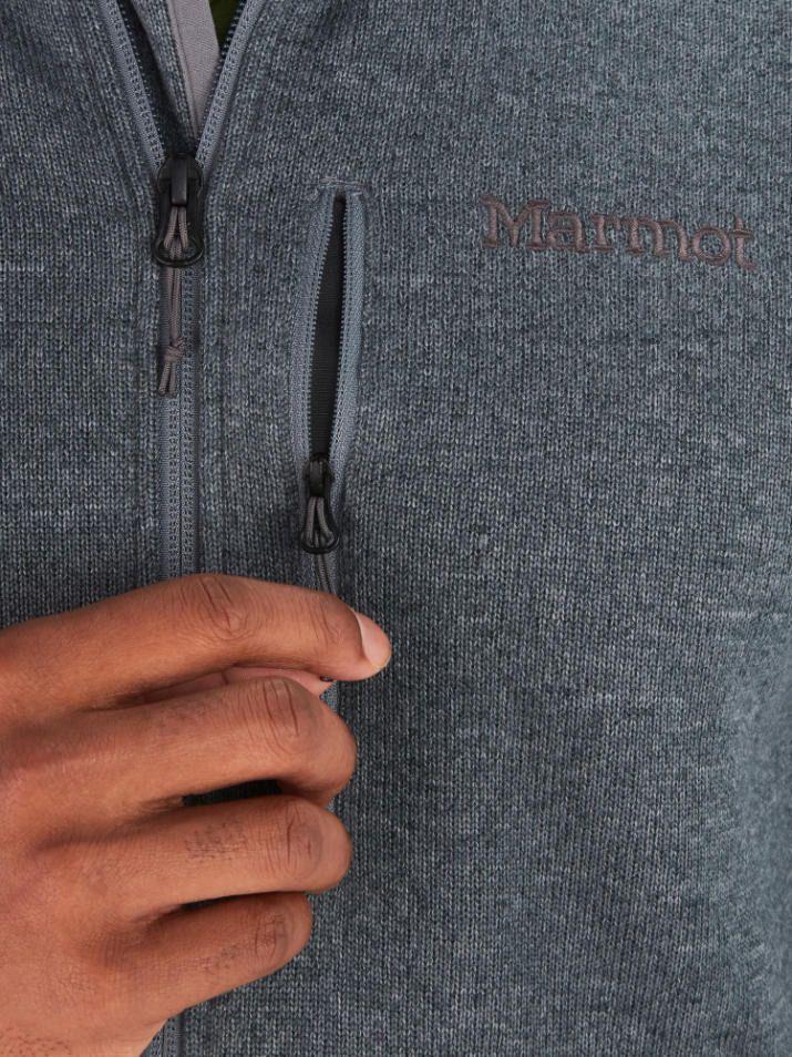 Polar Marmot Hombre Drop Line Gris-3