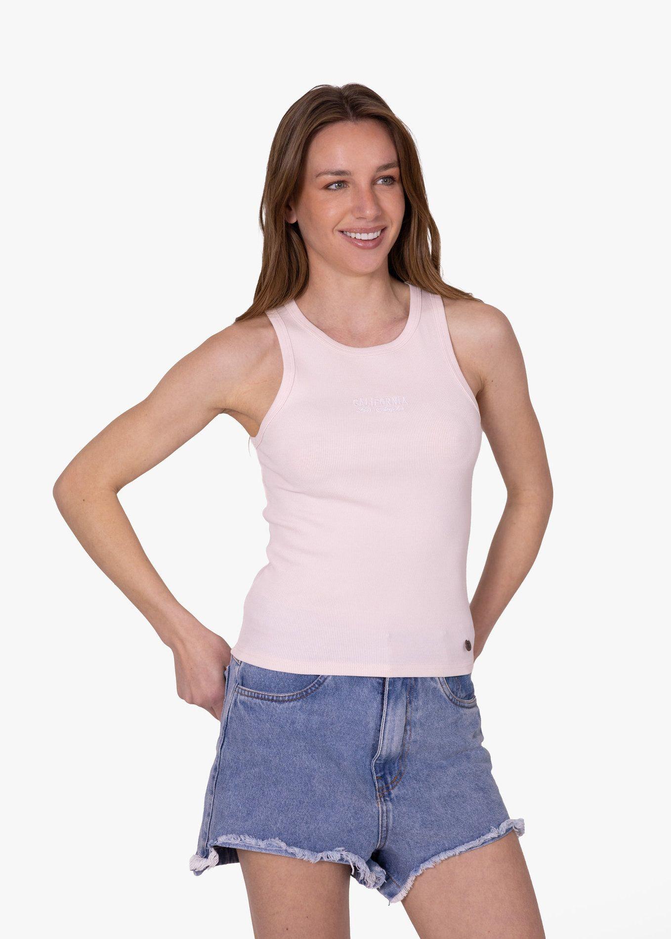 Polera Lip Stoked V26 Mujer Rosado-2