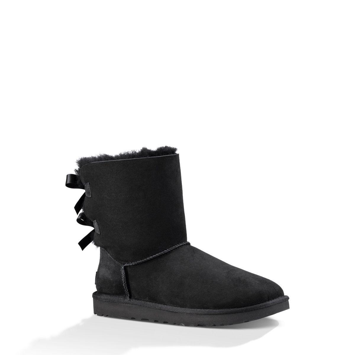 Bota UGG Mujer Bailey Bow Ii Negro-0