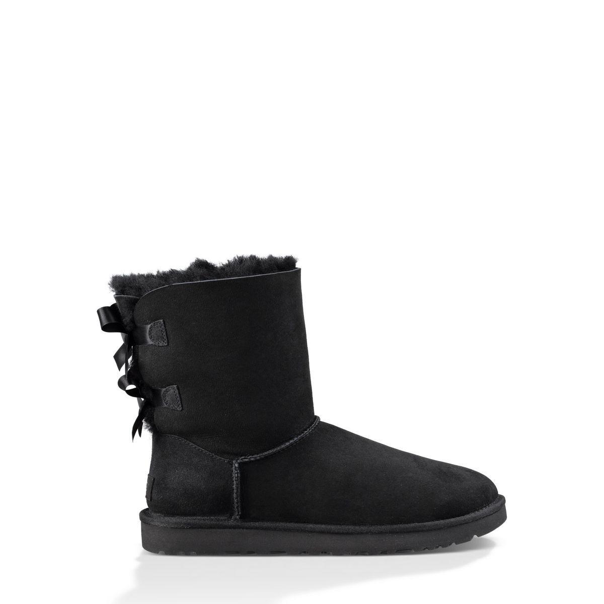 Bota UGG Mujer Bailey Bow Ii Negro-0