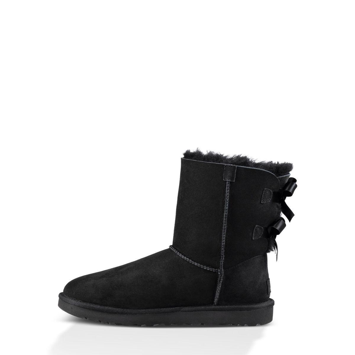 Bota UGG Mujer Bailey Bow Ii Negro-3
