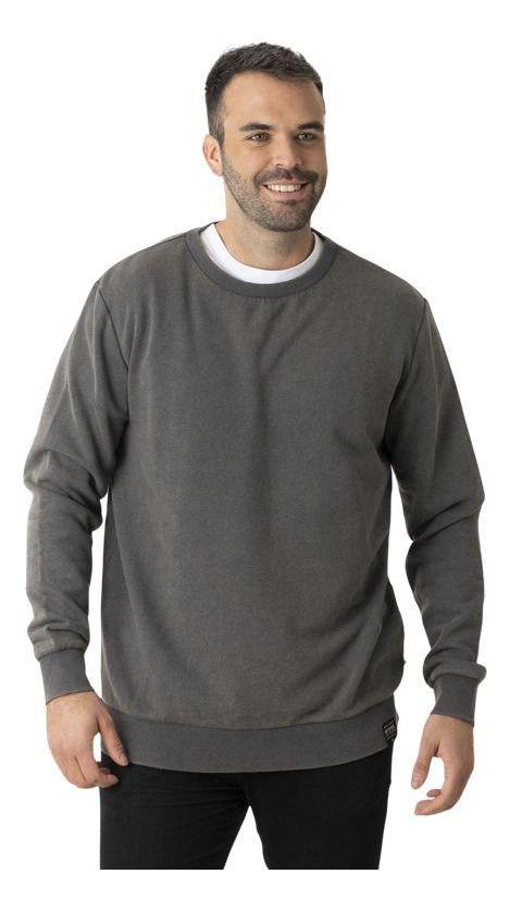 Polerón Kivül Hombre Vencel Reciclado KV018 Gris-0