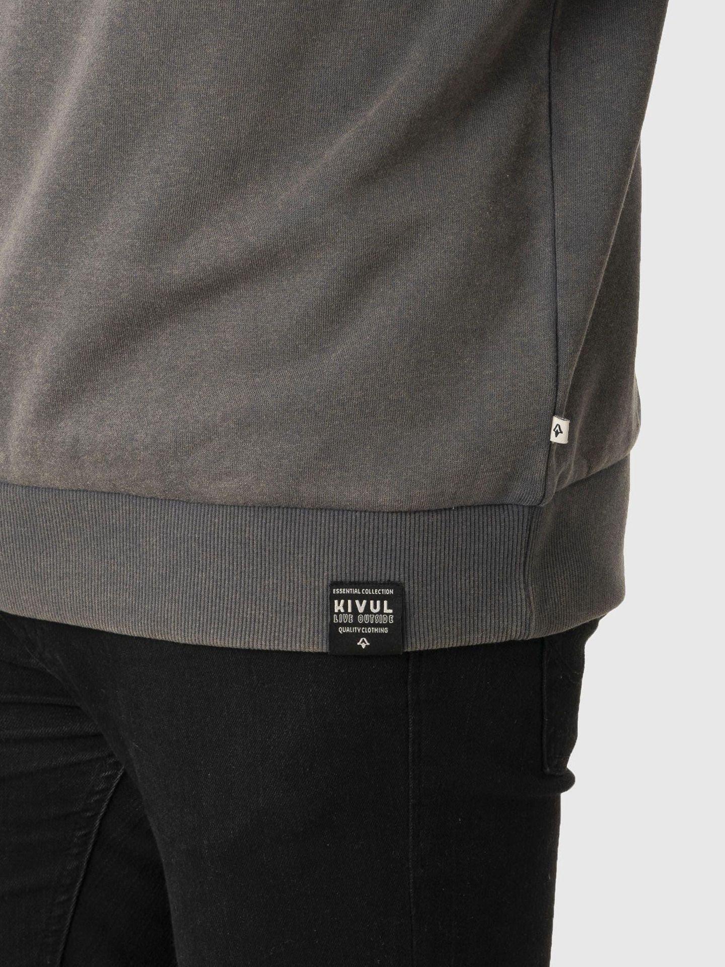 Polerón Kivül Hombre Vencel Reciclado KV018 Gris-3