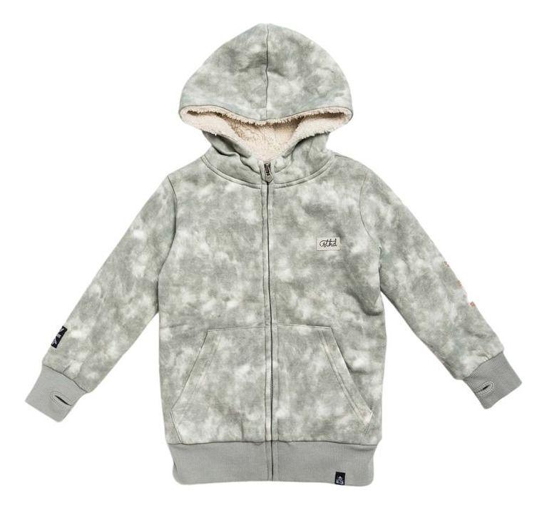 Poleron Stoked Niño Goofy Reciclado Verde-0