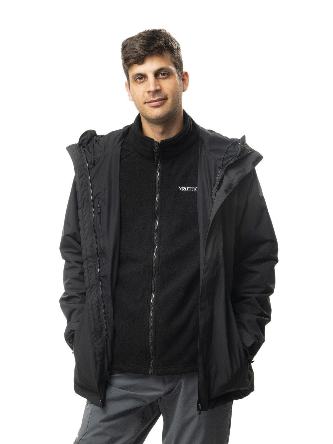 Chaqueta Marmot Hombre Campisi Negro-3