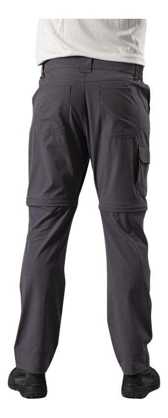 Pantalon Andesgear Hombre Desmontable Chacabuco Gris-1